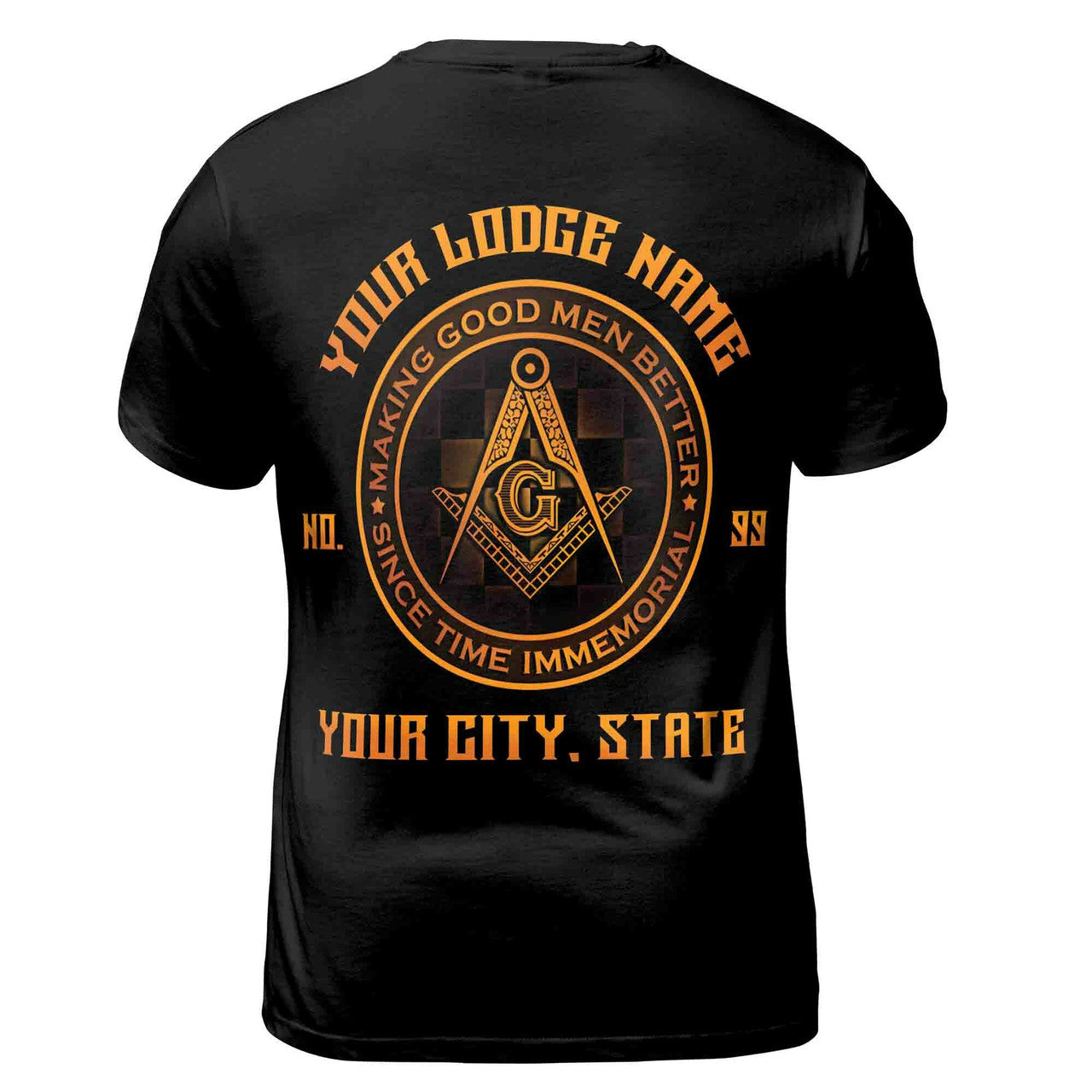 Personalized Making Good Men Better Masonic Lodge Men's T-Shirt S-5XL - FUKAMASONIC