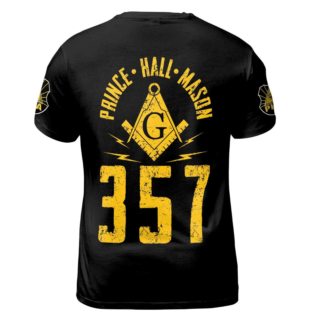 Personalized Light From East Prince Hall Mason 357 Men's 3D T-shirt S-5XL - FUKAMASONIC