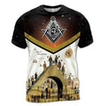 Freemasonry The Structure Of Freemasonry 3D T-Shirt S-5XL - FUKAMASONIC