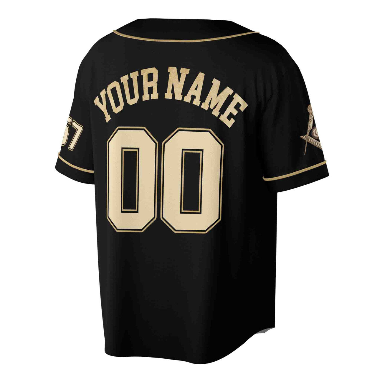 Custom Name Freemasonry 2B1 Ask1 Mason 3D Baseball Jersey Size S-5XL - FUKAMASONIC