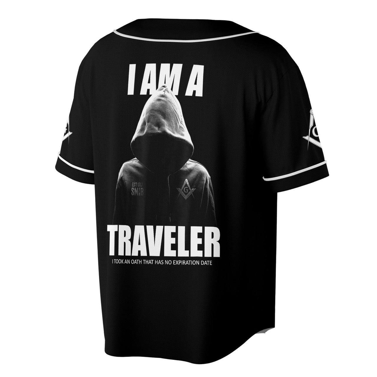 Masonic I Am A Traveler SMIB Freemason Baseball Jersey S-5XL - FUKAMASONIC