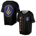 Freemason Symbol Custom Lodge Name Number 3D Baseball Jersey Size S-5XL - FUKAMASONIC