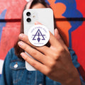 Customized Cryptic Masonry Symbol Masonic Hologram PopSocket - FUKAMASONIC