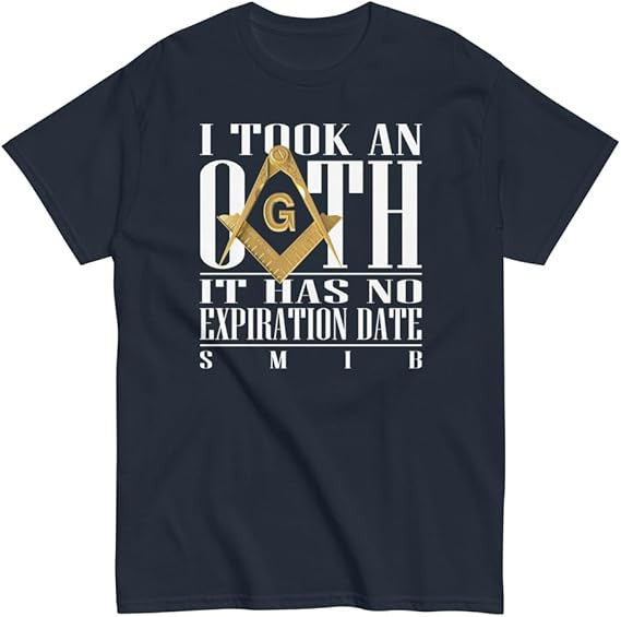 I Took an Oath Masonic T-Shirt, Freemason Square & Compass Shirt - FUKAMASONIC