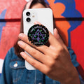 Customized Cryptic Masonry Symbol Masonic Hologram PopSocket - FUKAMASONIC