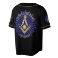 Freemason Symbol Custom Lodge Name Number 3D Baseball Jersey Size S-5XL - FUKAMASONIC