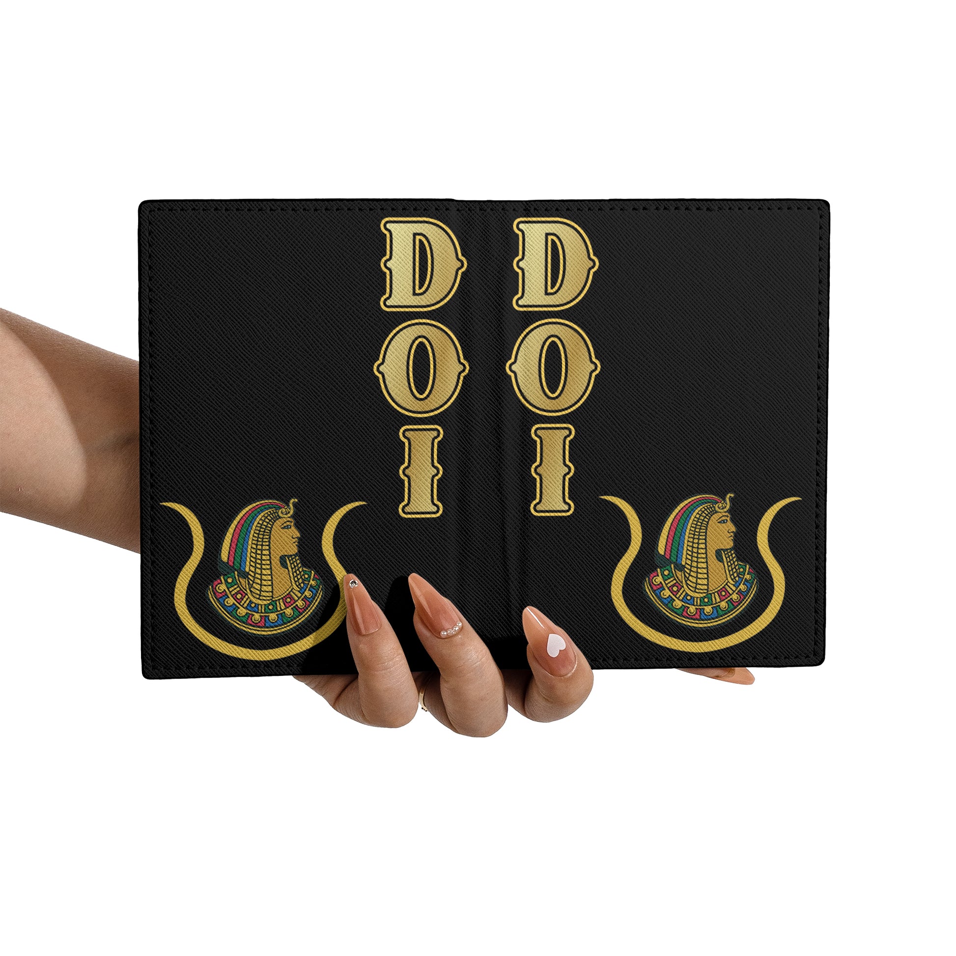 Multi-color Shriner Daughters Ancient Egypt Passport Holder - FUKAMASONIC