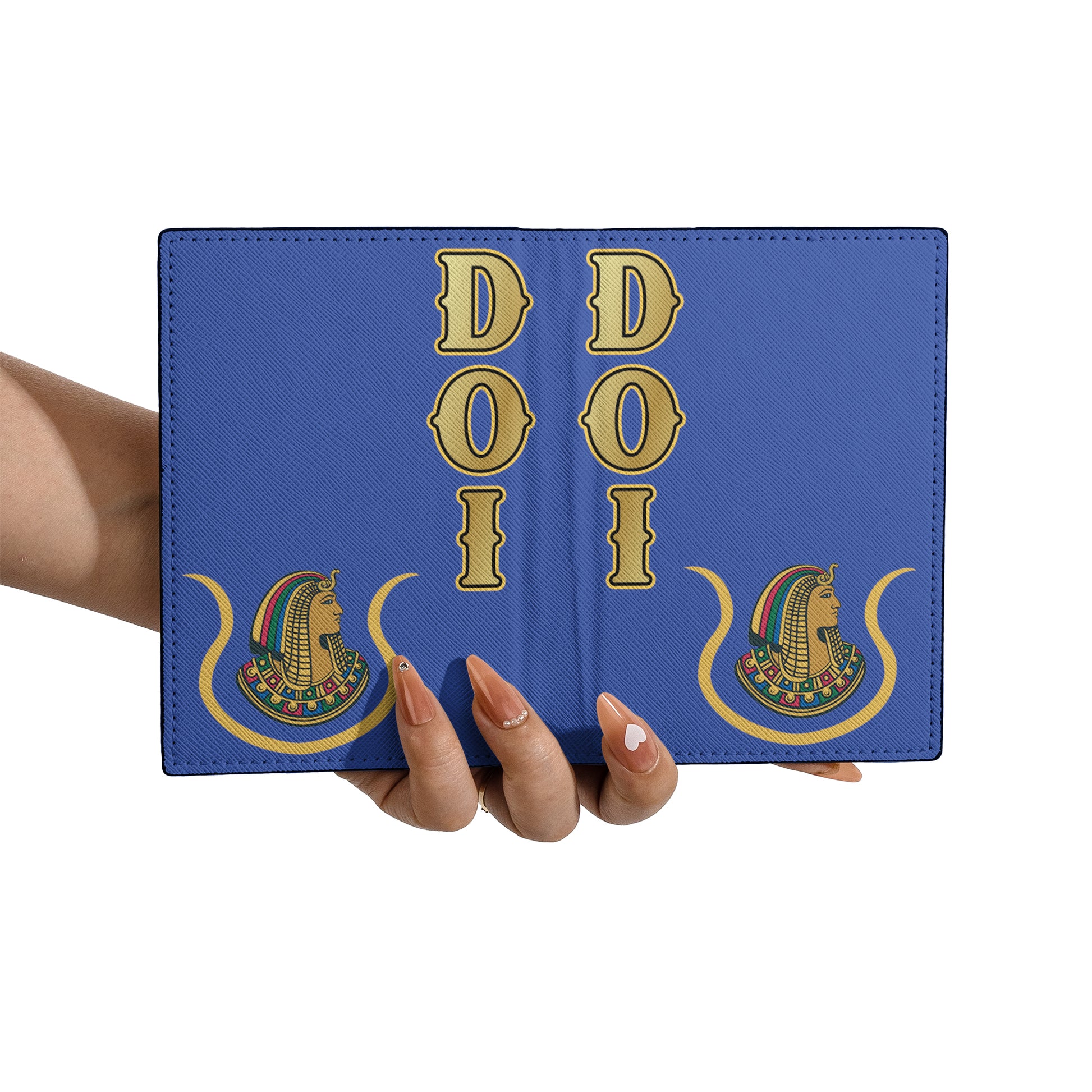 Multi-color Shriner Daughters Ancient Egypt Passport Holder - FUKAMASONIC