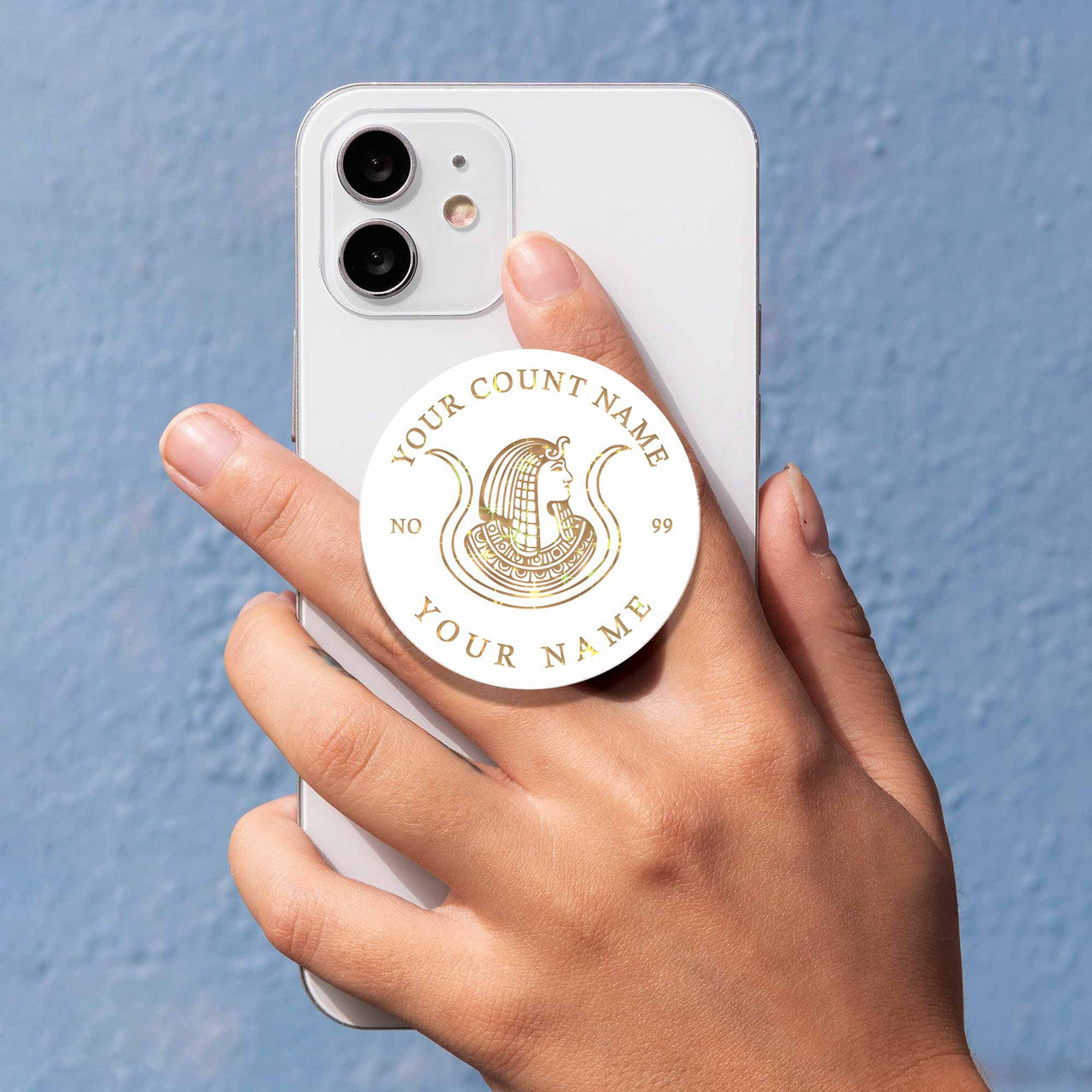Customized Imperial Court Daughters of Isis DOI Symbol Masonic Hologram PopSocket - FUKAMASONIC