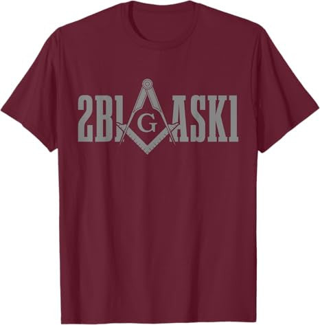 2B1ASK1 Mason Freemason Masonic Square & Compass T-Shirt - FUKAMASONIC