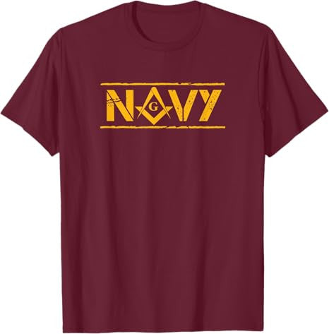 Navy Mason T-Shirt Freemason T-Shirt - FUKAMASONIC