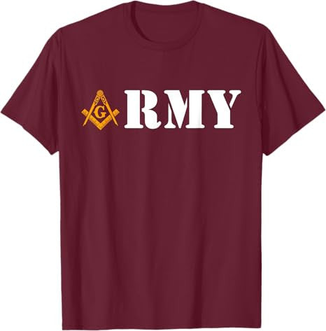 Army Armed Forces Flag Day Masonic Father's Day T-Shirt - FUKAMASONIC
