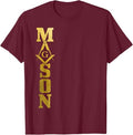 Masonic Masonic Square and Compass Symbol T-Shirt - FUKAMASONIC