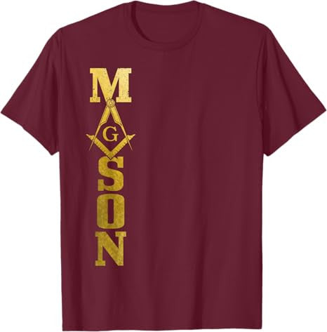 Masonic Masonic Square and Compass Symbol T-Shirt - FUKAMASONIC