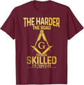 Mason Traveler Square Masonic Compass T-Shirt - FUKAMASONIC