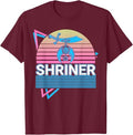 Shriner Retro Freemason Masonic Mystic Shrine T-Shirt - FUKAMASONIC