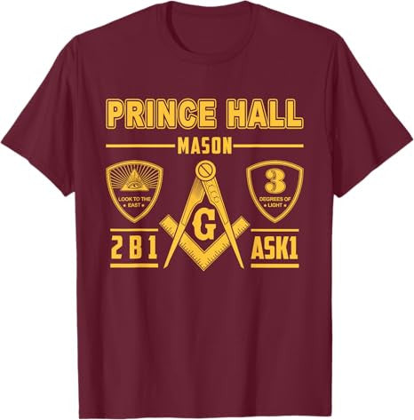 Greats Masonic Prince Hall Masons 2B1 ASK1 Father's Day T-Shirt - FUKAMASONIC