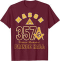 Prince Hall Mason 357 Symbol Worldwide Brotherhood Father's T-Shirt - FUKAMASONIC