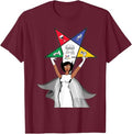 Order Of The Eastern Star OES Diva Fatal Sistar of Color T-Shirt - FUKAMASONIC