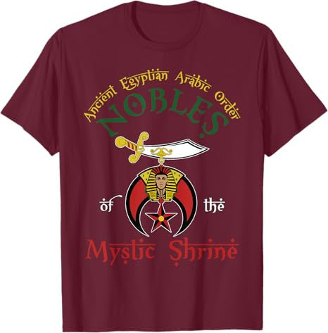Nobles Of The Mystic Shrine AEAONMS PHA Masonic Father's Day T-Shirt - FUKAMASONIC