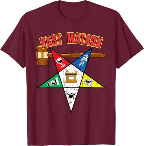 OES Past Matron Vintage Order of Eastern Star Thanksgiving T-Shirt - FUKAMASONIC