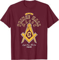 Prince Hall Mason Light From The East F&AM Father's Day T-Shirt - FUKAMASONIC