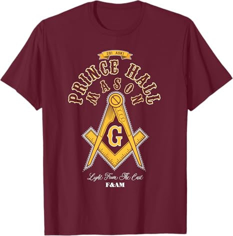 Prince Hall Mason Light From The East F&AM Father's Day T-Shirt - FUKAMASONIC