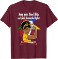 Order Of The Eastern Star OES Sisterhood Keep Your Head High T-Shirt - FUKAMASONIC