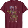 Shriner Masonic Patriotic American Flag T-shirt - FUKAMASONIC