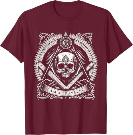 Masonic Skull - Freemason T-Shirt - FUKAMASONIC