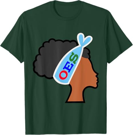 OES Head Band Afro Sister the Eastern Star Parents' Day T-Shirt - FUKAMASONIC