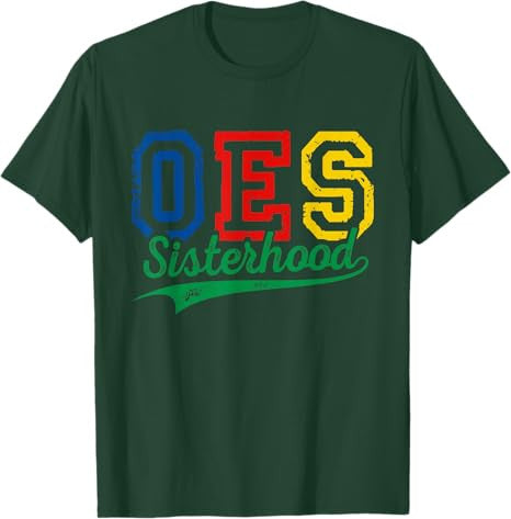 Order Of The Eastern Star OES Sisterhood Funny Mother's Day T-Shirt - FUKAMASONIC