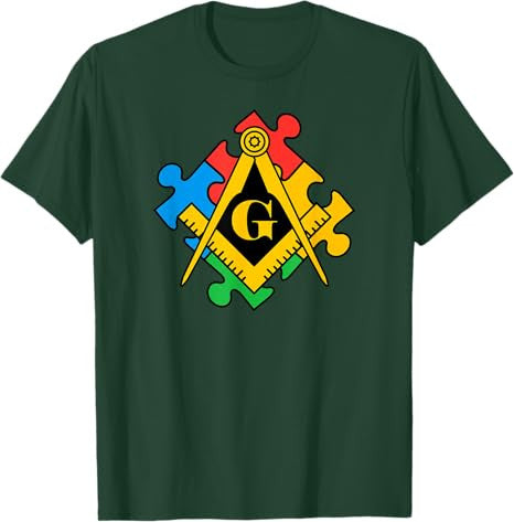 Autism Awareness T-shirt, Freemason Masonic Lodge, Mason T-Shirt - FUKAMASONIC