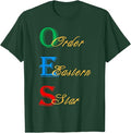 OES Words Sister Brother Beautiful Order of the Eastern Star T-Shirt - FUKAMASONIC