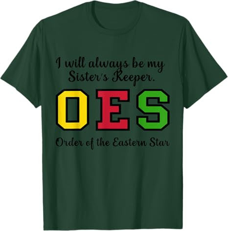 OES I Always Be My Sister's Keeper Star Thanksgiving T-Shirt - FUKAMASONIC