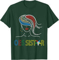 OES Sisters Dot Print Beautiful Order of the Eastern Star T-Shirt - FUKAMASONIC