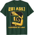 Freemason 2B1Ask1 3 Degrees Of Light Compass Square Masonic T-Shirt - FUKAMASONIC