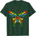 OES Butterfly Color of the Eastern Star Christmas T-Shirt - FUKAMASONIC