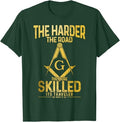 Mason Traveler Square Masonic Compass T-Shirt - FUKAMASONIC