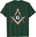 Masonic Square and Compass Freemason T-Shirt - FUKAMASONIC