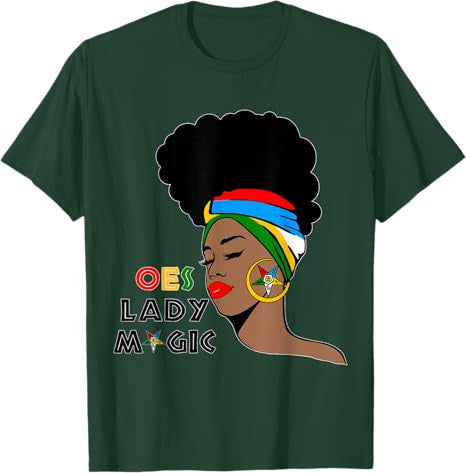 OES Lady Magic Sisters Beautiful Order of the Eastern Star T-Shirt - FUKAMASONIC