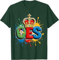 OES Queen Crown Diamond WaterColor Order of the Eastern Star T-Shirt - FUKAMASONIC
