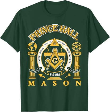 Greats Mason: Masonic Prince Hall Masons Presidents Day T-Shirt - FUKAMASONIC