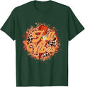 OES Fall Vibes Retro Leopard of the Eastern Star Halloween T-Shirt - FUKAMASONIC