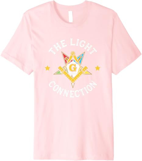 Light Connection OES Masonry Masonic Freemason Freemasonry Premium T-Shirt - FUKAMASONIC