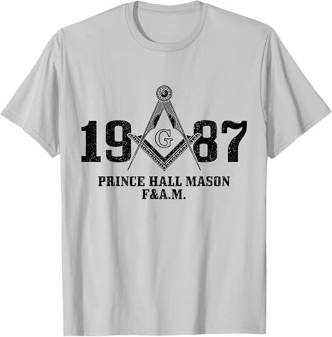 Mason Freemason Masonic Prince Hall Square & Compass T-Shirt - FUKAMASONIC