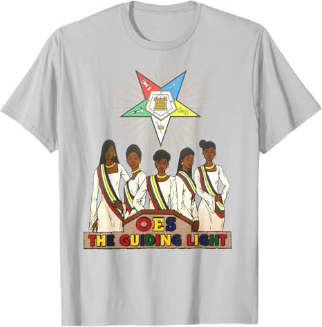 Order Of The Eastern Star OES Sistars Of Color Sisterhood T-Shirt - FUKAMASONIC