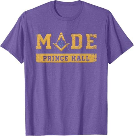 Made PHA Freemason Prince Hall Mason - Masonic T-Shirt - FUKAMASONIC