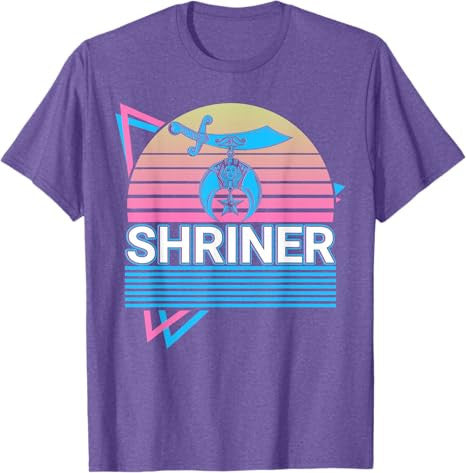 Shriner Retro Freemason Masonic Mystic Shrine T-Shirt - FUKAMASONIC