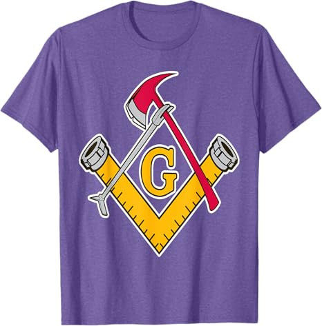 Masonic Firefighter Tools T-Shirt - FUKAMASONIC